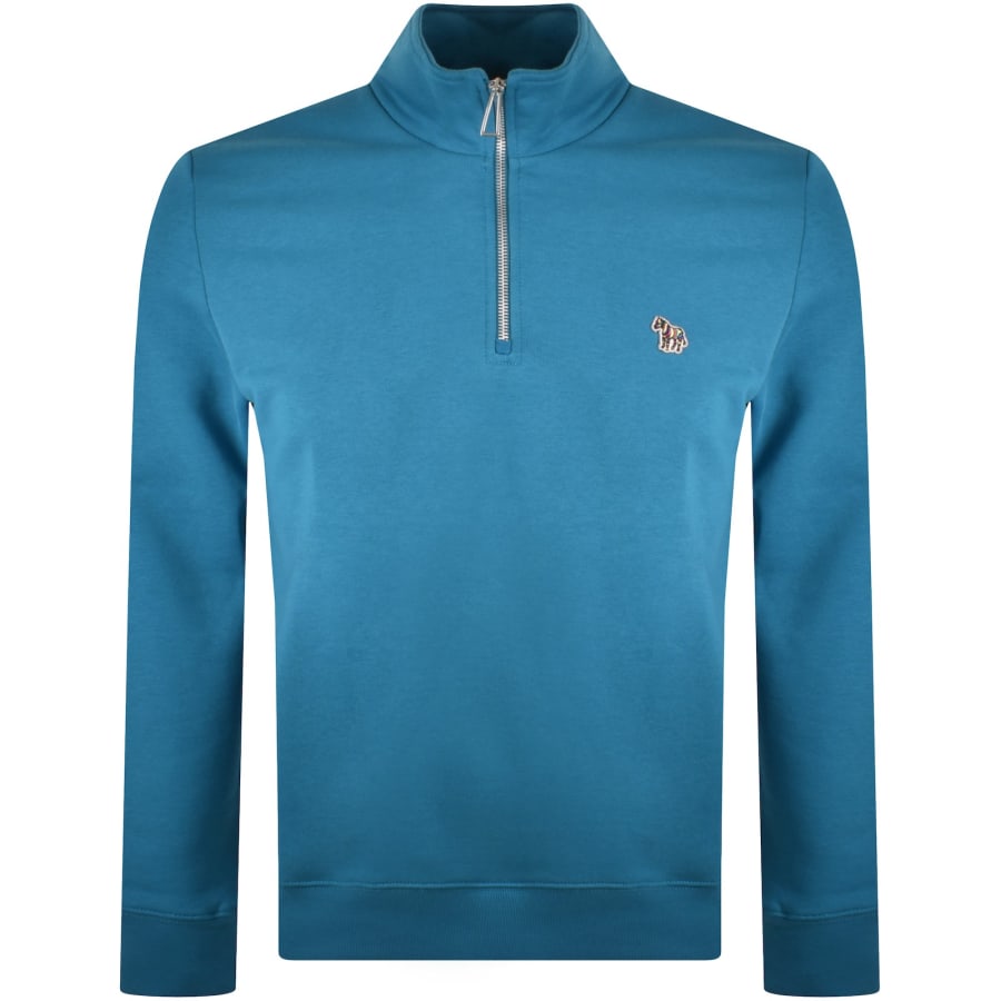 Paul Smith Half Zip Sweatshirt Blue